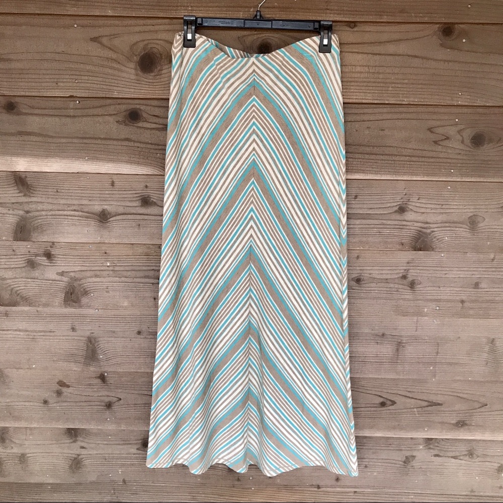 Max Edition Elastic Waist Knit Maxi Skirt Sz Med